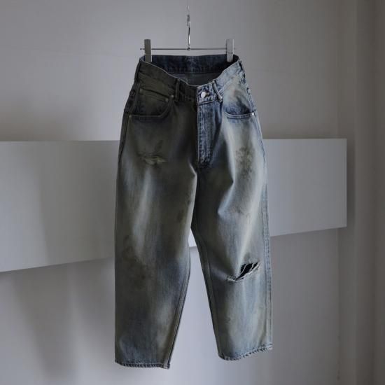 ANCELLM | アンセルム AGING SELVEDGE TAPERED 5P DENIM PANTS ANCELLM | アンセルム AGING SELVEDGE TAPERED 5P DENIM PANTS