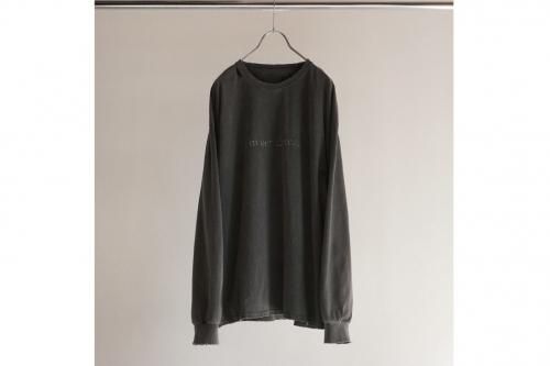 <img class='new_mark_img1' src='https://img.shop-pro.jp/img/new/icons2.gif' style='border:none;display:inline;margin:0px;padding:0px;width:auto;' />ANCELLM / I'm not there DYED LS T-SHIRT(BLACK)