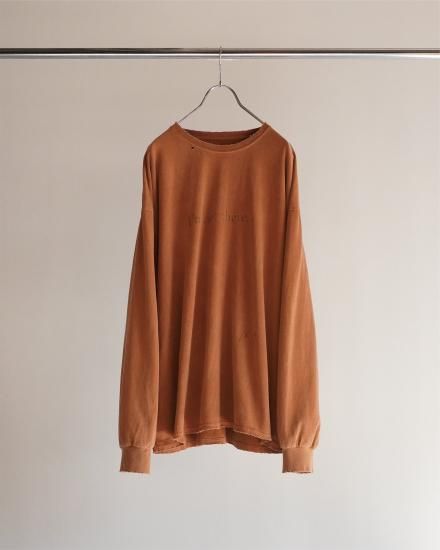 ANCELLM（アンセルム）】I'm not there DYED LS T-SHIRT –