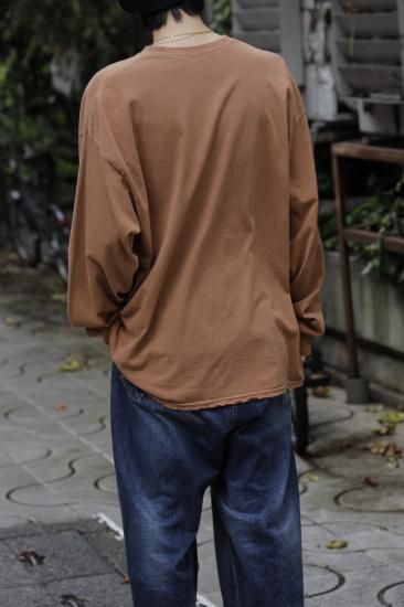 ANCELLM | アンセルム I'm not there DYED LS T-SHIRT ANCELLM | アンセルム I'm not there DYED LS T-SHIRT
