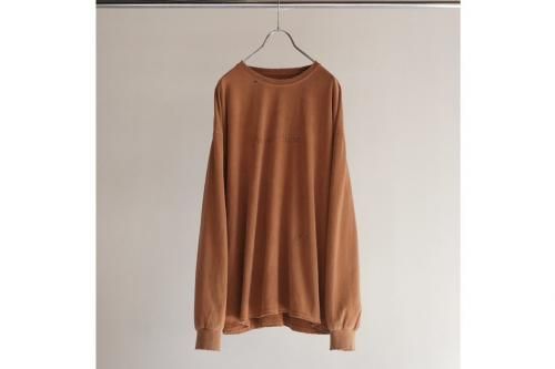 <img class='new_mark_img1' src='https://img.shop-pro.jp/img/new/icons2.gif' style='border:none;display:inline;margin:0px;padding:0px;width:auto;' />ANCELLM / I'm not there DYED LS T-SHIRT(TERRACOTTA)