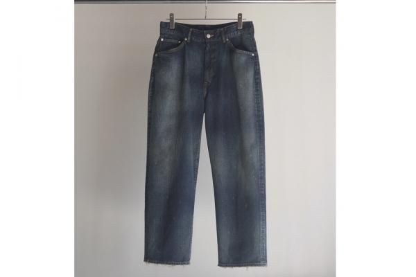 ANCELLM | アンセルム AGING TAPERED 5P DENIM PANTS(INDIGO ANCELLM | アンセルム AGING TAPERED 5P DENIM PANTS(INDIGO