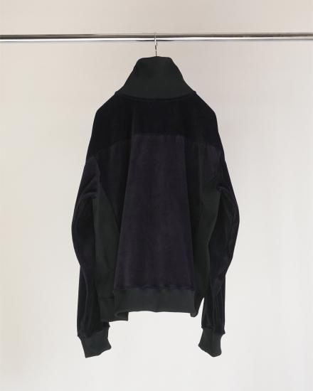 アンセルム 24aw ベロア スイッチング ジャケット トラック ジャケット ２ ANCELLM - VELOUR SWITCHING JACKET | PINK | ジャケット | NapsNote