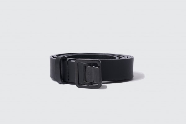 YOKE | LEATHER NARROW BELT(BLACK / BLACK) | レザーナローベルト(ブラック/ブラック)通販サイト -  京都取扱い店舗 ATTEMPT / アテンプト