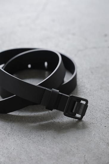 YOKE | LEATHER NARROW BELT(BLACK / BLACK) | レザーナロー YOKE | LEATHER NARROW BELT(BLACK / BLACK) | レザーナロー
