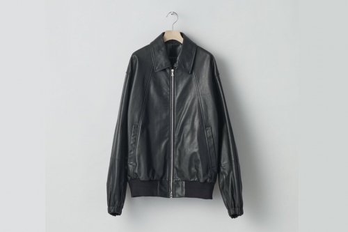 <img class='new_mark_img1' src='https://img.shop-pro.jp/img/new/icons2.gif' style='border:none;display:inline;margin:0px;padding:0px;width:auto;' />ssstein / LEATHER ZIP SHORT JACKET(BLACK)