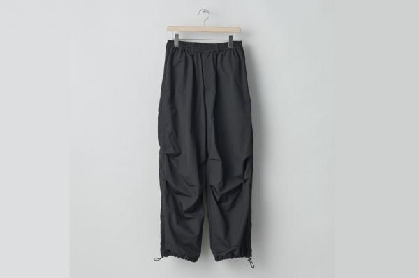 ssstein | シュタイン NYLON TWILL CARGO EASY TROUSERS(BLACK