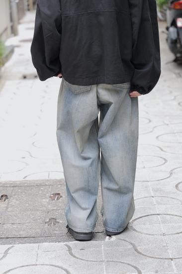 ANCELLM | アンセルム AGING WIDE DENIM 5P PANTS(INDIGO