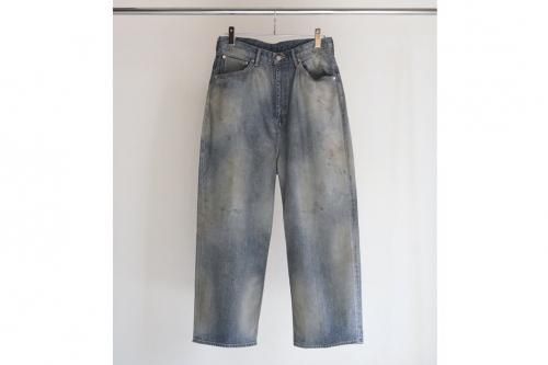 <img class='new_mark_img1' src='https://img.shop-pro.jp/img/new/icons2.gif' style='border:none;display:inline;margin:0px;padding:0px;width:auto;' />ANCELLM / AGING WIDE DENIM 5P PANTS(INDIGO)
