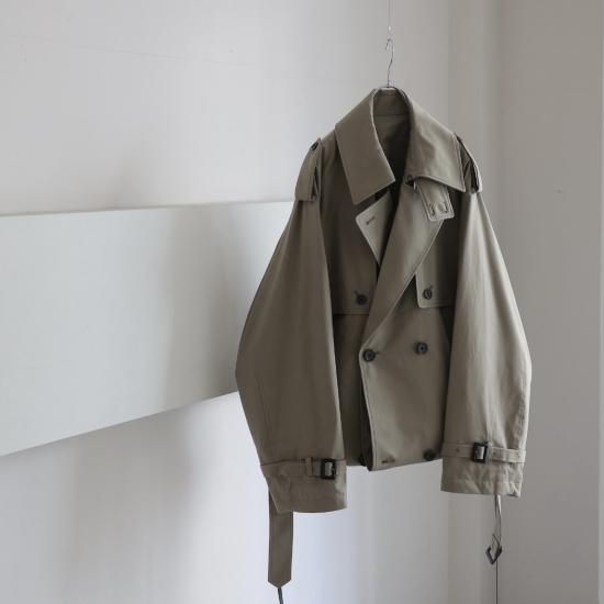 ジャケット・アウター louren over trench short coat over trench short coat – louren store