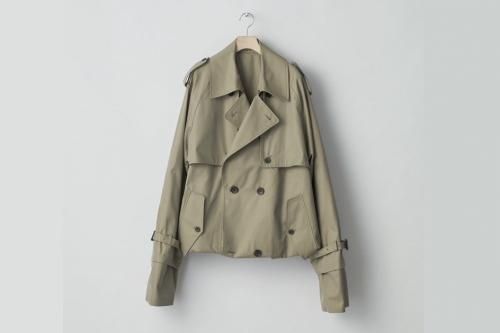 <img class='new_mark_img1' src='https://img.shop-pro.jp/img/new/icons2.gif' style='border:none;display:inline;margin:0px;padding:0px;width:auto;' />ssstein / LAYERED SHORT TRENCH COAT(BEIGE)