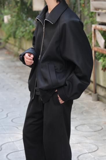 ssstein | シュタイン MELTON ZIP UP BLOUSON(BLACK) / メルトン ssstein | シュタイン MELTON ZIP UP BLOUSON(BLACK) / メルトン