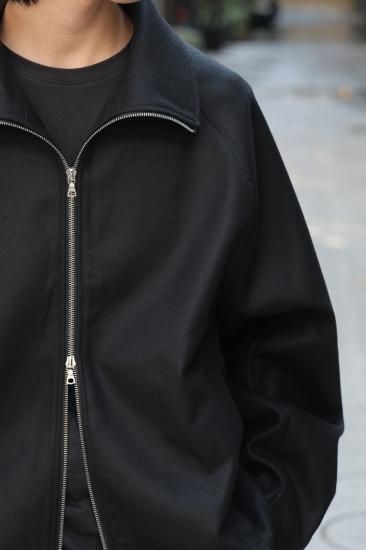 ssstein | シュタイン MELTON ZIP UP BLOUSON(BLACK) / メルトン ssstein | シュタイン MELTON ZIP UP BLOUSON(BLACK) / メルトン
