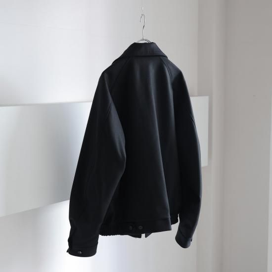 ssstein | シュタイン MELTON ZIP UP BLOUSON(BLACK) / メルトン ssstein | シュタイン MELTON ZIP UP BLOUSON(BLACK) / メルトン