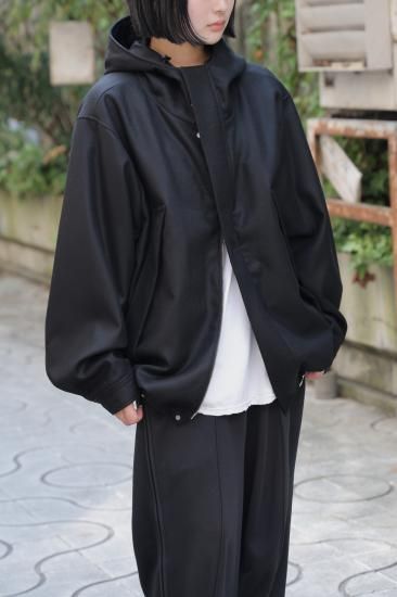 ssstein | シュタイン MELTON HOODED BLOUSON(BLACK) / メルトン ssstein | シュタイン MELTON HOODED BLOUSON(BLACK) / メルトン