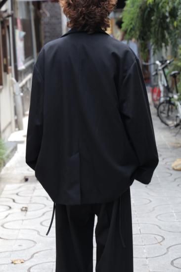 【ssstein】OVERSIZED FUR LAPELED JACKET ssstein | シュタイン OVERSIZED FUR LAPELED JACKET(BLACK