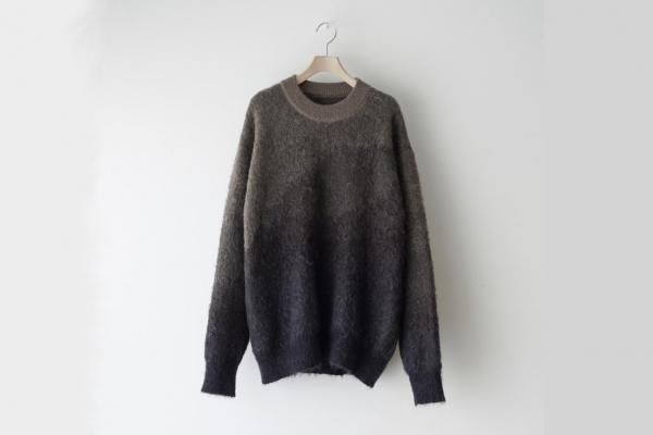 stein | シュタイン GRADATION MOHAIR KNIT LS(NAVY KHAKI stein | シュタイン GRADATION MOHAIR KNIT LS(NAVY KHAKI