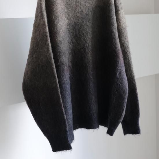stein | シュタイン GRADATION MOHAIR KNIT LS(NAVY KHAKI stein | シュタイン GRADATION MOHAIR KNIT LS(NAVY KHAKI