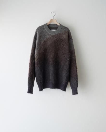 stein | シュタイン GRADATION MOHAIR KNIT LS(BROWN GREY stein | シュタイン GRADATION MOHAIR KNIT LS(BROWN GREY