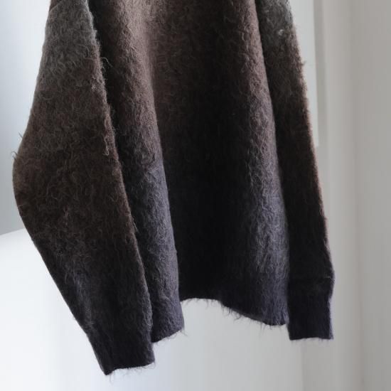 stein | シュタイン GRADATION MOHAIR KNIT LS(BROWN GREY stein | シュタイン GRADATION MOHAIR KNIT LS(BROWN GREY