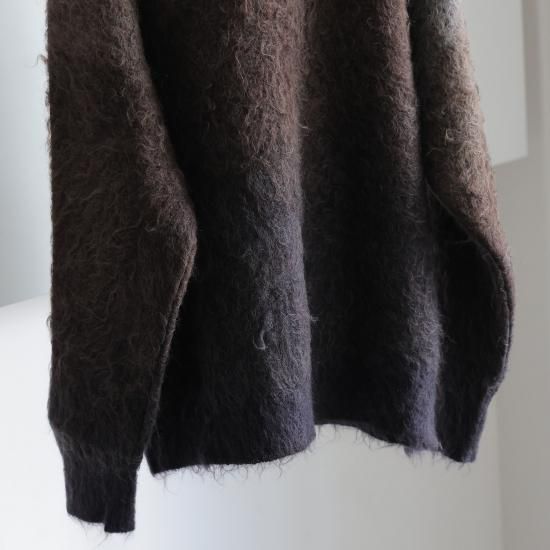 stein | シュタイン GRADATION MOHAIR KNIT LS(BROWN GREY stein | シュタイン GRADATION MOHAIR KNIT LS(BROWN GREY