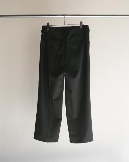 ANCELLM(アンセルム) 24SS ウールダメージワイドスラックス WOOL