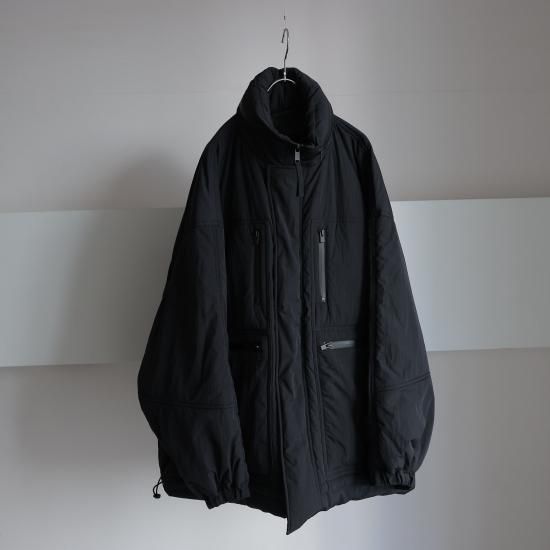 YOKE | MULTI POCKET PUFFER COAT(BLACK) | マルチポケットパファー