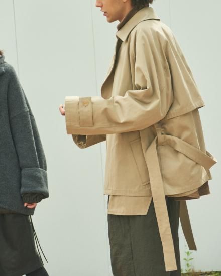 Blanc YM / Wool Fleece Snap Pullover(Gray)通販サイト - 京都取扱い