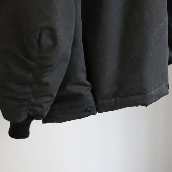 ANTHEM A / OVERSIZED COLLAR LESS MILITARY BLOUSON(BLACK ANTHEM A / OVERSIZED COLLAR LESS MILITARY BLOUSON(BLACK