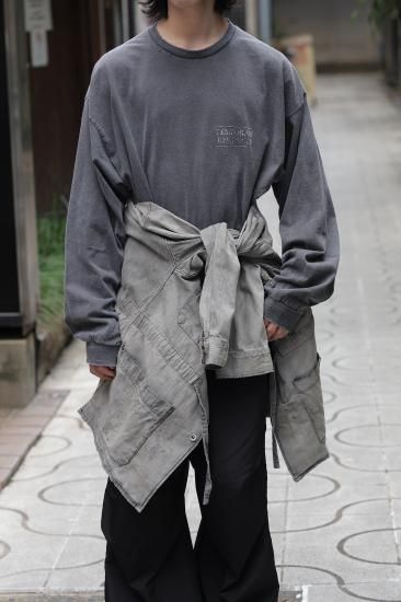 ANCELLM | アンセルム T/RESIDENCE DYED LS T-SHIRT(BLACK
