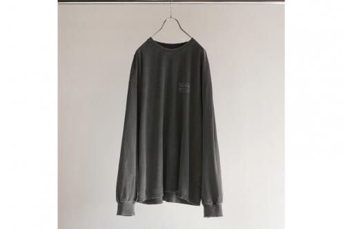 <img class='new_mark_img1' src='https://img.shop-pro.jp/img/new/icons2.gif' style='border:none;display:inline;margin:0px;padding:0px;width:auto;' />ANCELLM / T/RESIDENCE DYED LS T-SHIRT(BLACK)