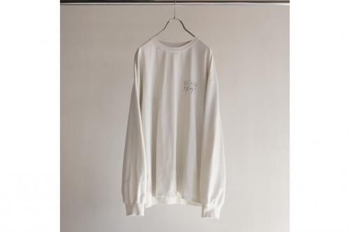 <img class='new_mark_img1' src='https://img.shop-pro.jp/img/new/icons2.gif' style='border:none;display:inline;margin:0px;padding:0px;width:auto;' />ANCELLM / T/RESIDENCE DYED LS T-SHIRT(WHITE)