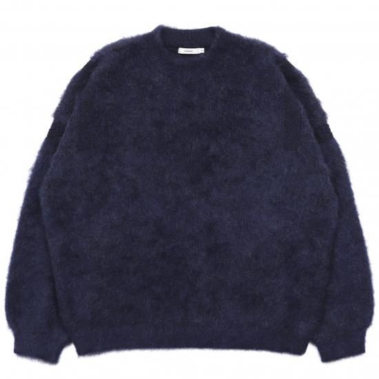 YASHIKI / Akane mohair Knit(NAVY) | アカネモヘアニット