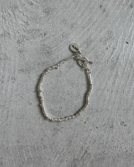 ALAYA / Random Beads Silver Bracelet(SILVER) | ランダム
