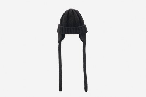 <img class='new_mark_img1' src='https://img.shop-pro.jp/img/new/icons2.gif' style='border:none;display:inline;margin:0px;padding:0px;width:auto;' />Nomat / Knit Hat With Earpieces(BLACK)