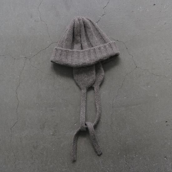 Nomat | Knit Hat With Earpieces (GREY) | 耳付きニット Nomat | Knit Hat With Earpieces (GREY) | 耳付きニット