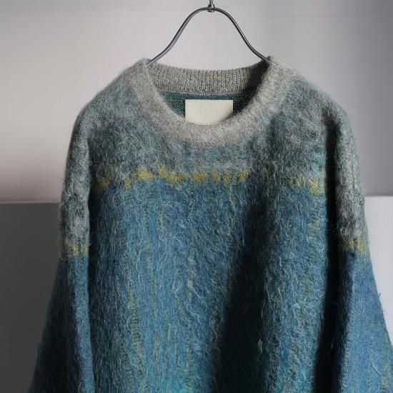 トップス YOKE TREE JAQUARD MOHAIR SWEATER YOKE - 【残りわずか】Tree Jaquard Mohair Sweater | ACRMTSM