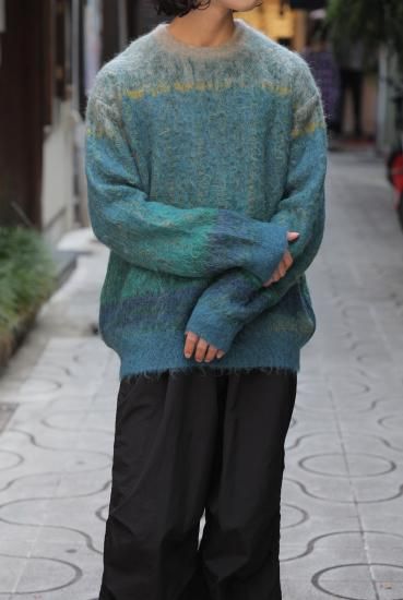 YOKE モヘアニットTREE JAQUARD MOHAIR SWEATER YOKE / TREE JACQARD MOHAIR SWEATER – carol ONLINE STORE