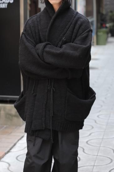 barbell object lg cardi バーベルオブジェクト barbell object / lg cardi(BLACK)通販サイト - 京都取扱い店舗