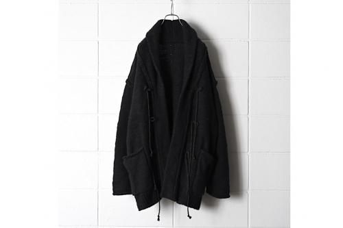 <img class='new_mark_img1' src='https://img.shop-pro.jp/img/new/icons47.gif' style='border:none;display:inline;margin:0px;padding:0px;width:auto;' />barbell object / lg cardi(BLACK)