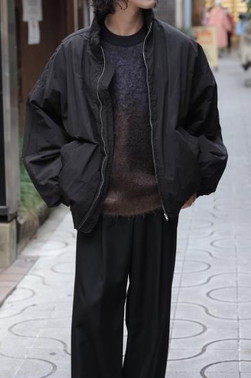 ssstein | シュタイン WINDPROOF NYLON PADDED JACKET(BLACK