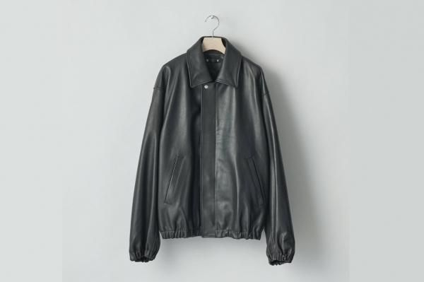 ssstein | シュタイン LEATHER ZIP SHORT JACKET(BLACK ssstein | シュタイン LEATHER ZIP SHORT JACKET(BLACK