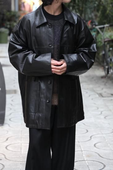 ssstein | シュタイン LEATHER CAR JACKET(BLACK) / レザーカー ssstein | シュタイン LEATHER CAR JACKET(BLACK) / レザーカー