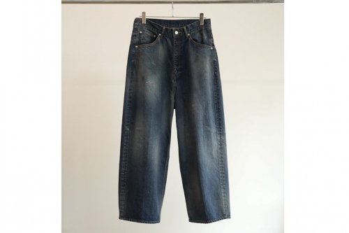 <img class='new_mark_img1' src='https://img.shop-pro.jp/img/new/icons2.gif' style='border:none;display:inline;margin:0px;padding:0px;width:auto;' />ANCELLM / AGING WIDE 5P DENIM PANTS(INDIGO)