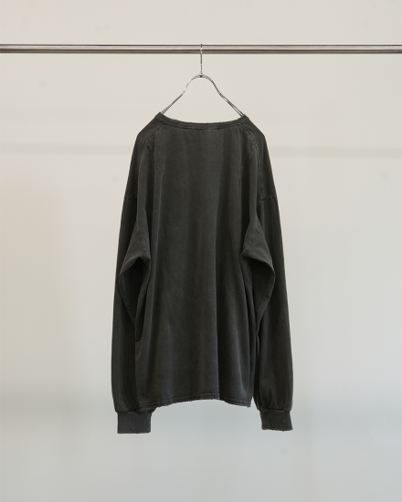 ANCELLM（アンセルム） Embroidery Dyed LS T-Shirt（エンブロイ
