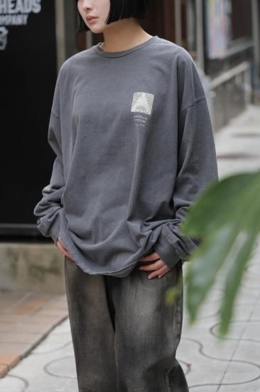 ANCELLM | アンセルム LOGO LS T-SHIRT(BLACK) / ロゴロング