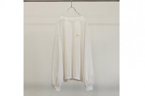 <img class='new_mark_img1' src='https://img.shop-pro.jp/img/new/icons2.gif' style='border:none;display:inline;margin:0px;padding:0px;width:auto;' />ANCELLM / EMBROIDERY DYED LS T-SHIRT(WHITE)
