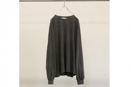 <img class='new_mark_img1' src='https://img.shop-pro.jp/img/new/icons53.gif' style='border:none;display:inline;margin:0px;padding:0px;width:auto;' />ANCELLM / EMBROIDERY DYED LS T-SHIRT(BLACK)