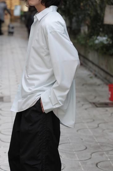 kanemasa カネマサ　スウットゲームシャツ　stein ANCELLM KANEMASA PHIL. (カネマサ フィル) 46G Atmosphere Stripe Shirt