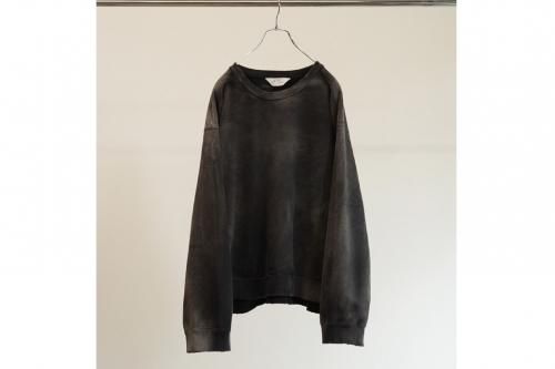 <img class='new_mark_img1' src='https://img.shop-pro.jp/img/new/icons2.gif' style='border:none;display:inline;margin:0px;padding:0px;width:auto;' />ANCELLM / UNEVENNESS SWEAT SHIRT(BLACK)